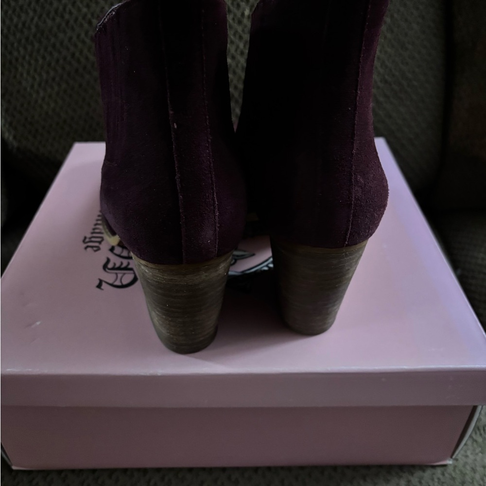 Crown Vintage Deep Purple Heeled Boots